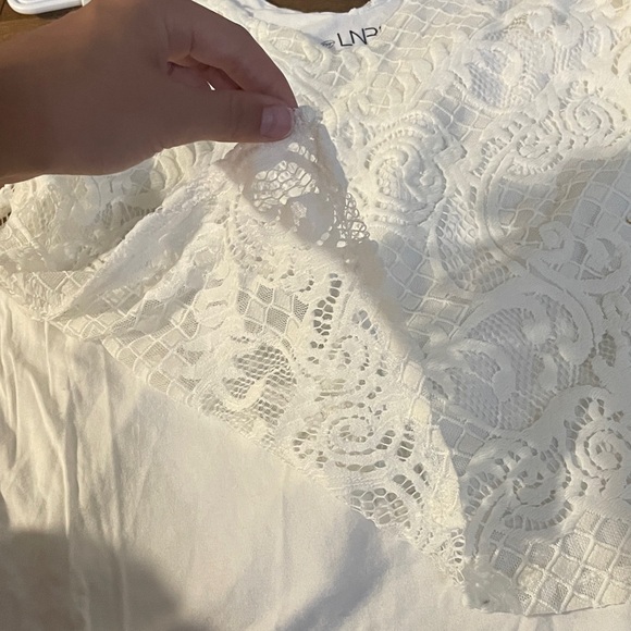 White Lace Tank Top - Picture 3 of 3